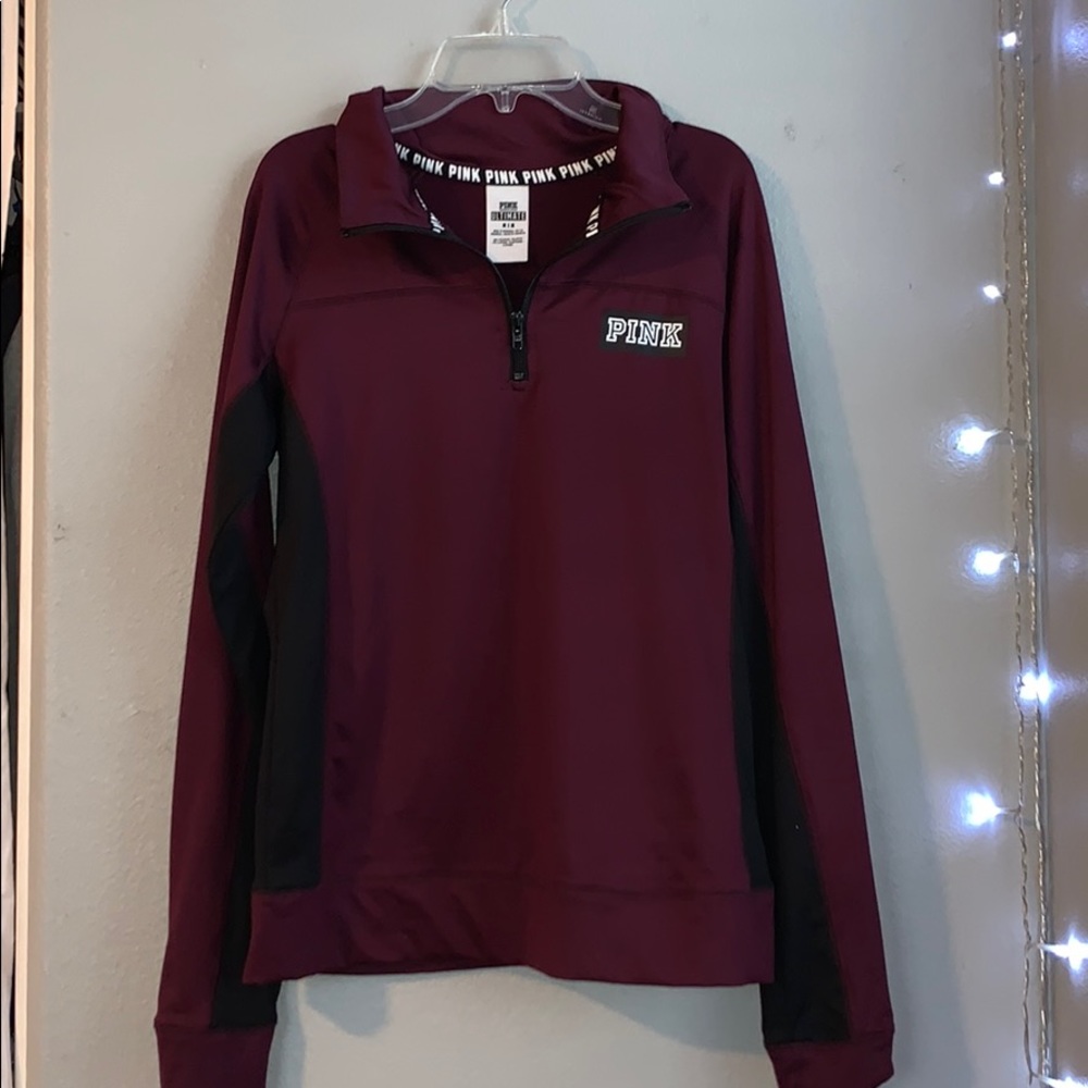 PINK half zip pull over! SOLD